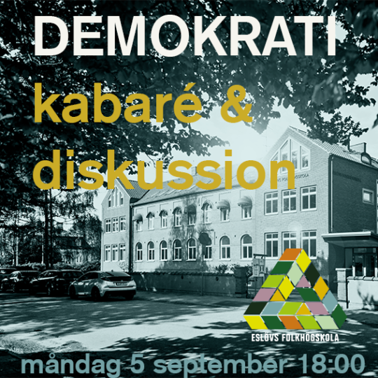 Poster demokratievent