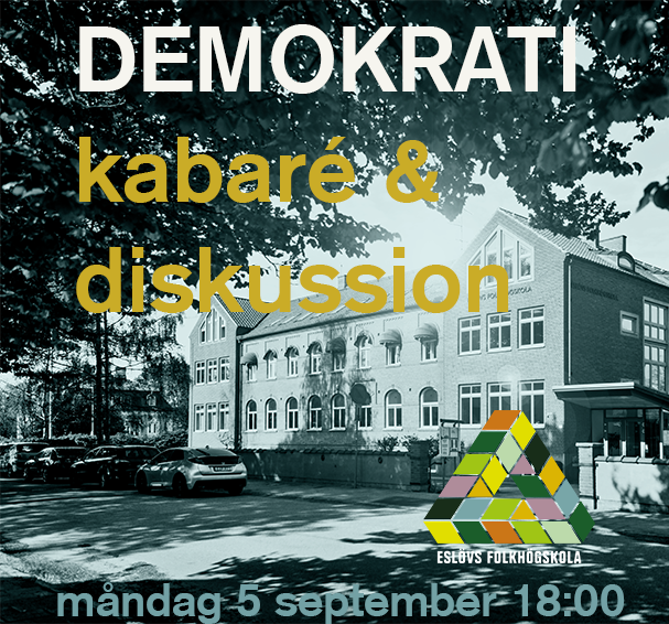 Poster demokratievent