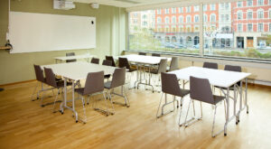 Konferenslokal med utsikt